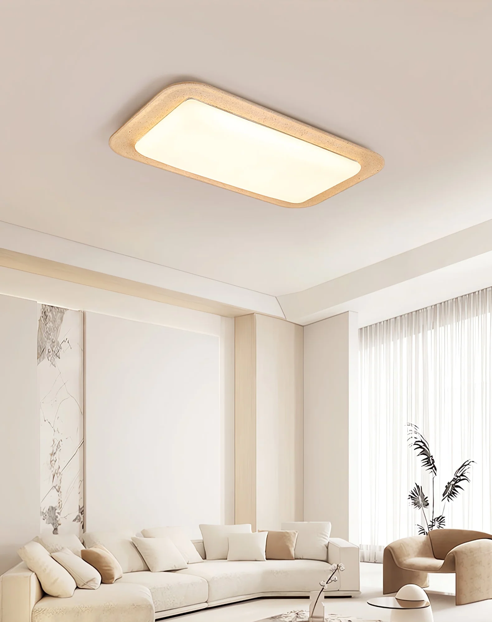 Sandveil Travertine Ceiling Light - Image 12
