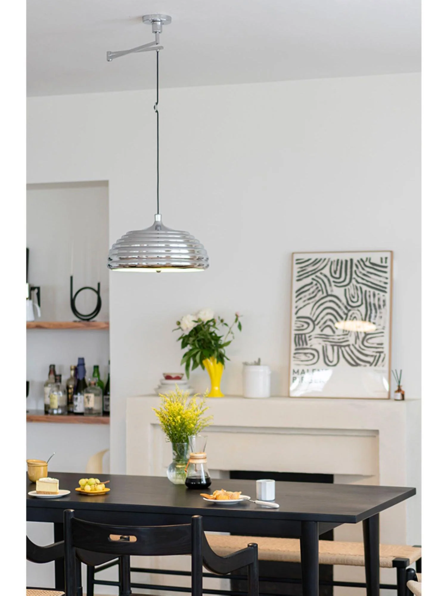 Saturno Chrome Pendant Lamp - Image 4