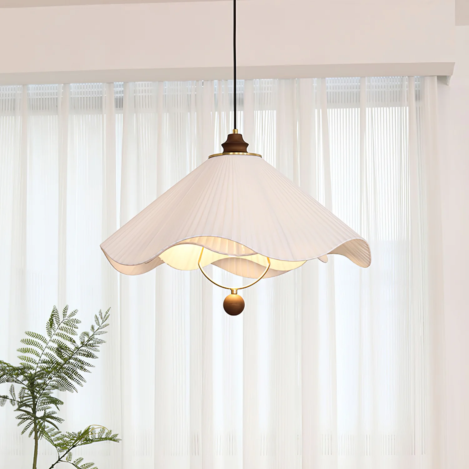 Scallop Edge Pendant Light - Image 3