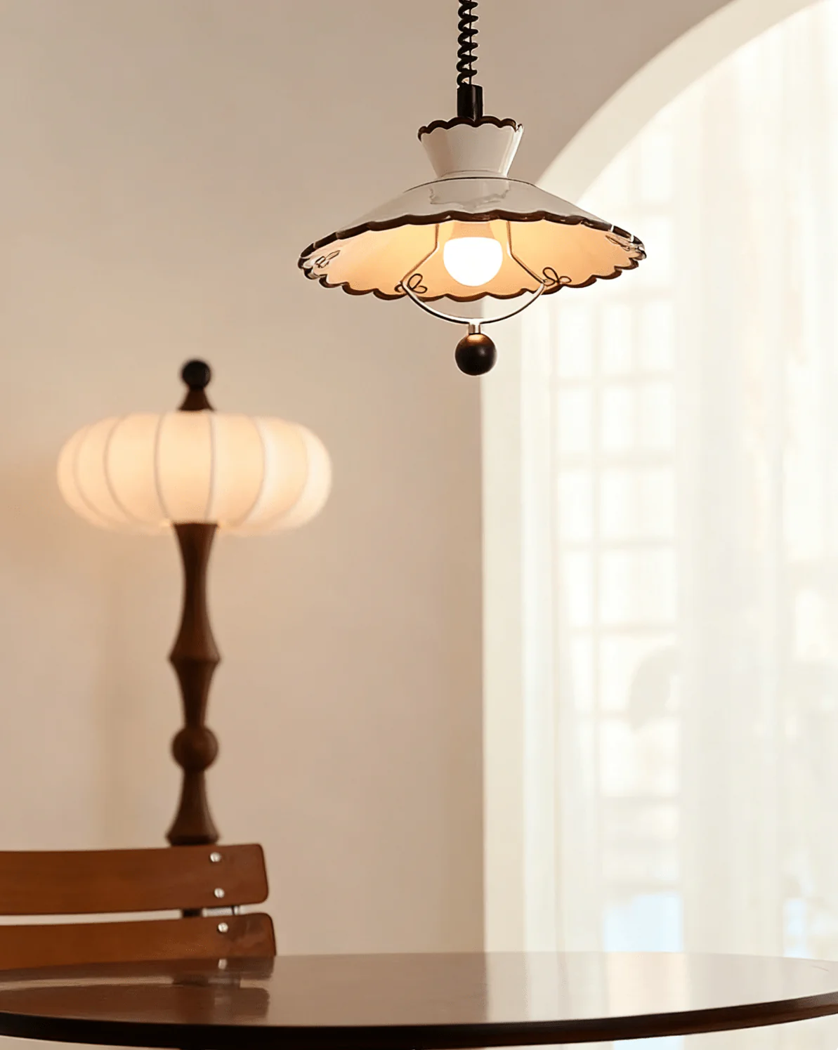 Scalloped Edge Pendant Lamp - Image 6