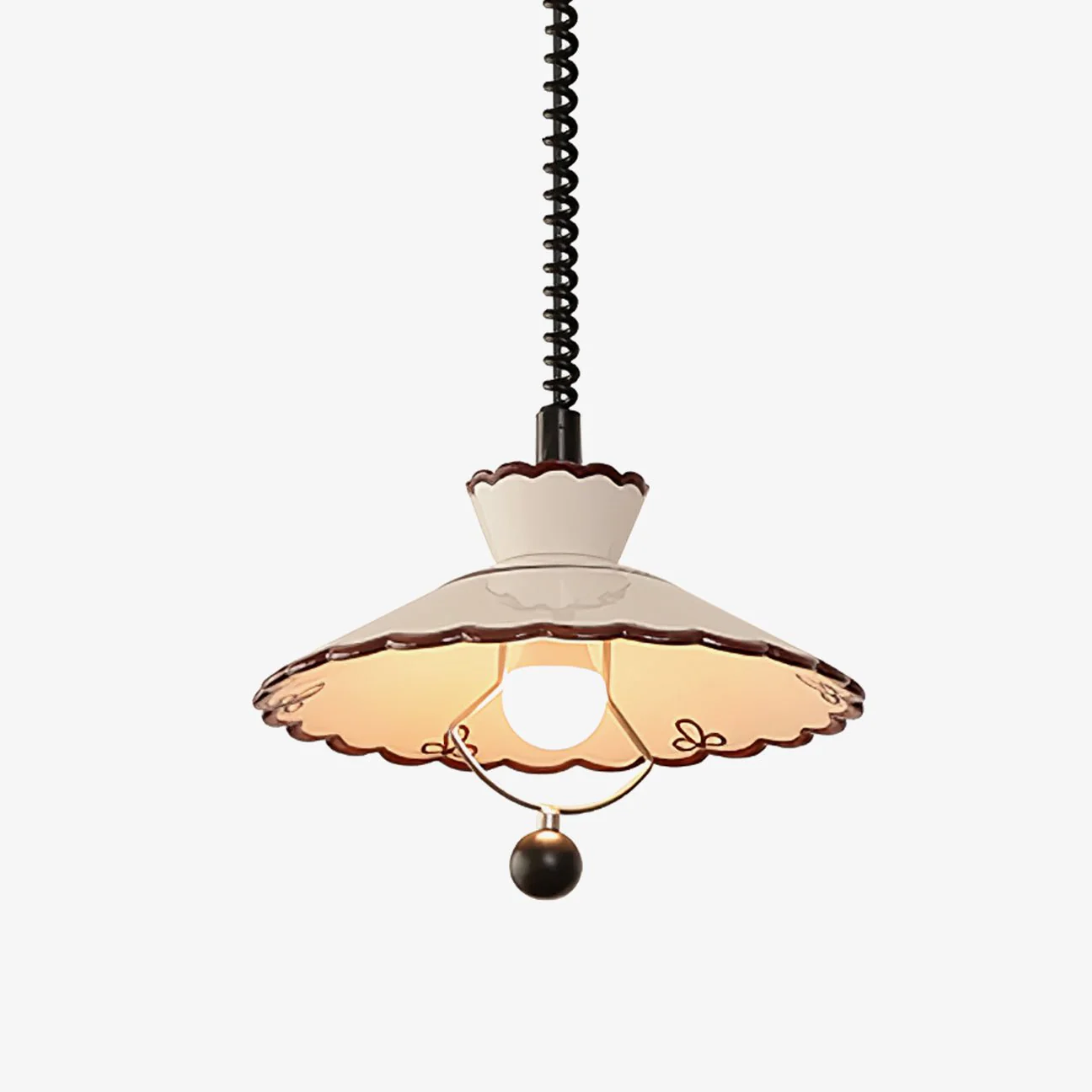 Scalloped Edge Pendant Lamp - Image 8
