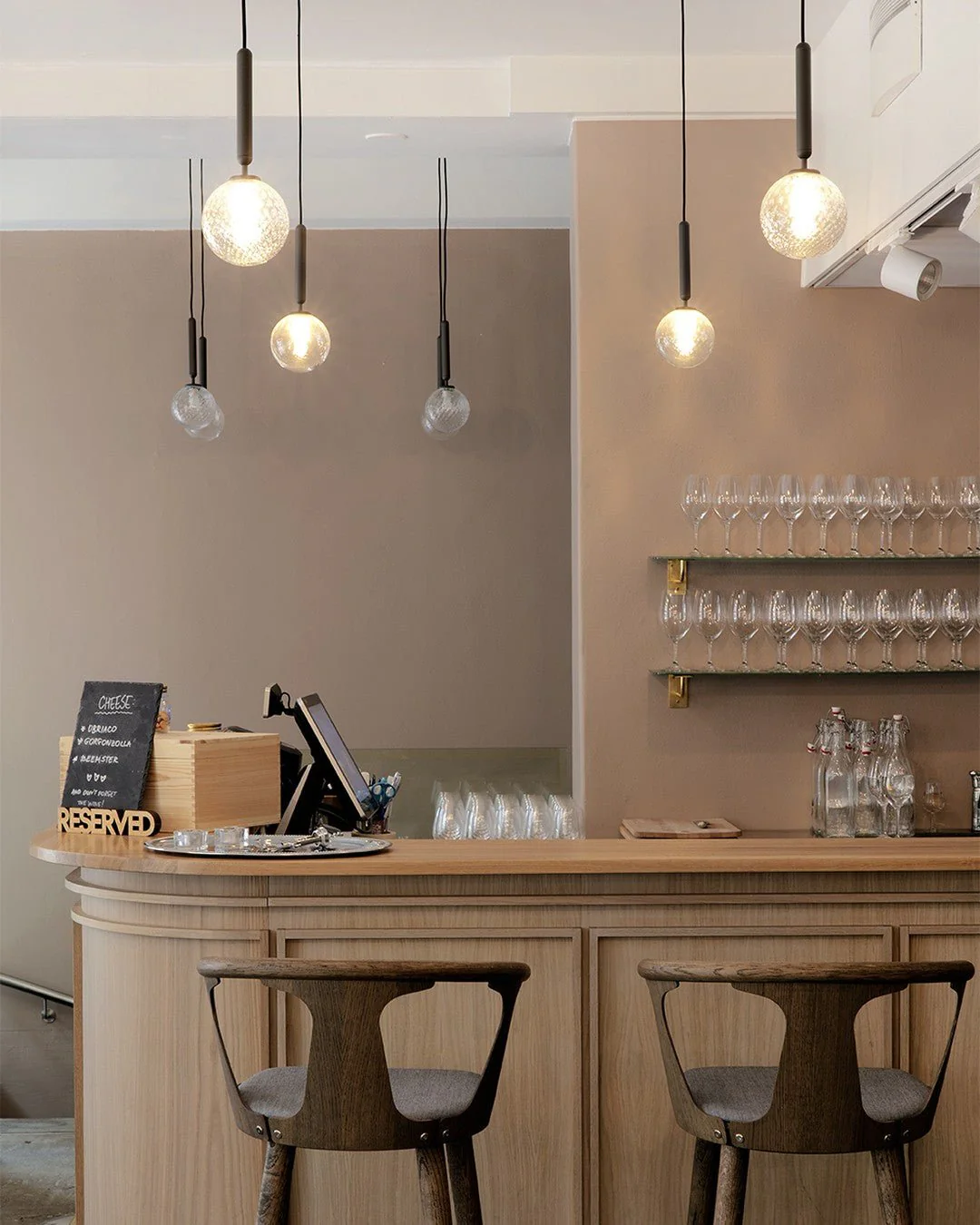 Scandiluxe Brass Pendant Swag Light - Image 7