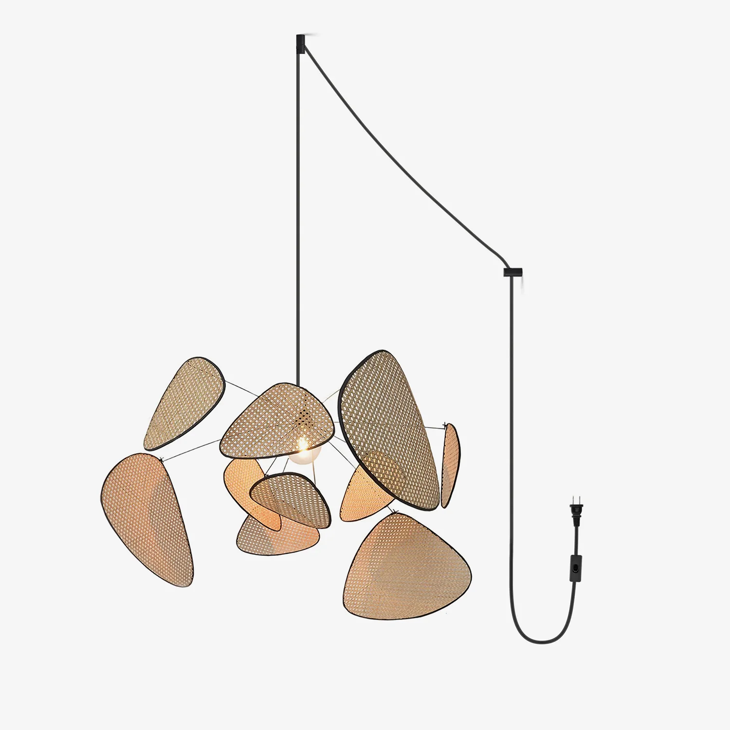 Screen Cannage Pendant Swag Light - Image 54