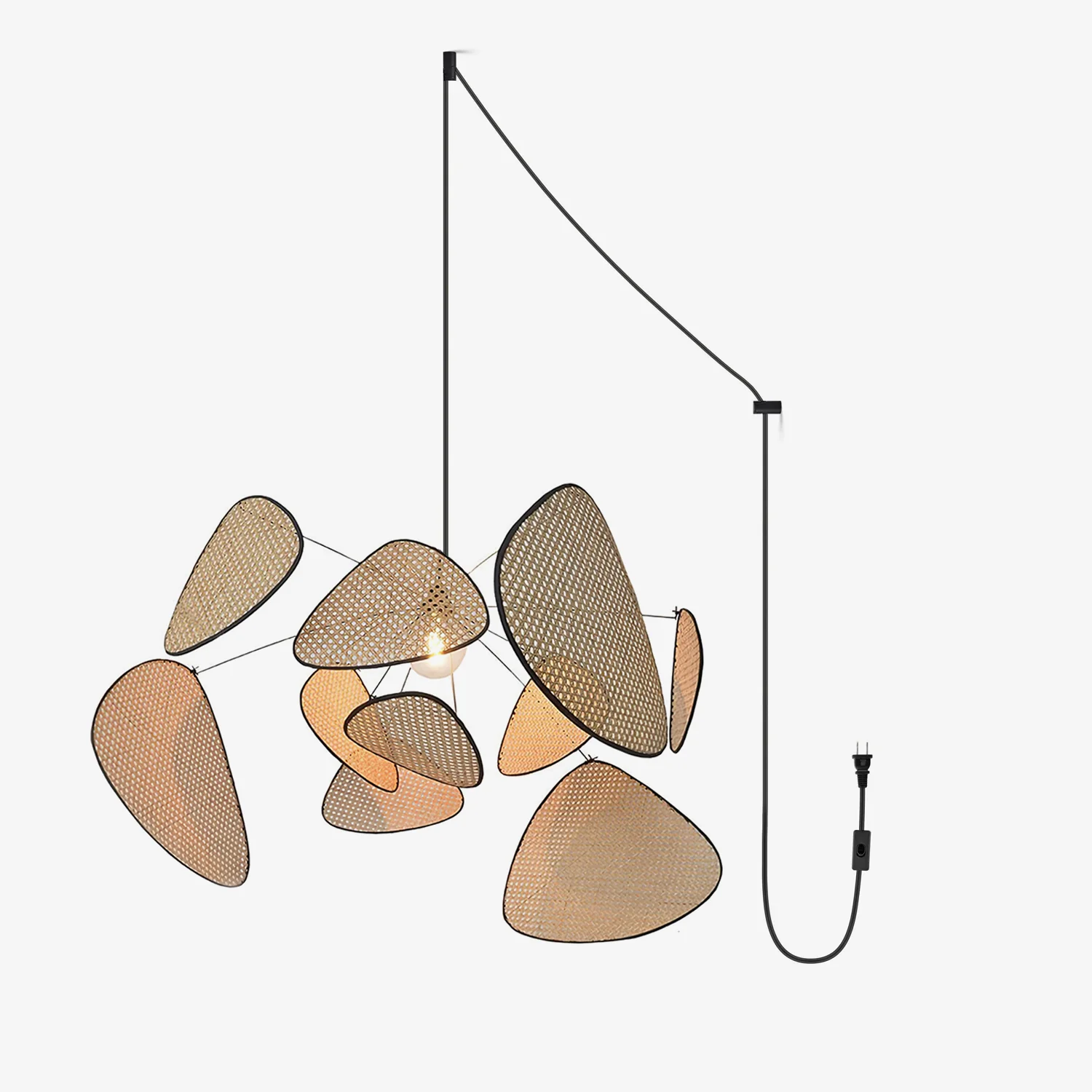 Screen Cannage Pendant Swag Light - Image 55