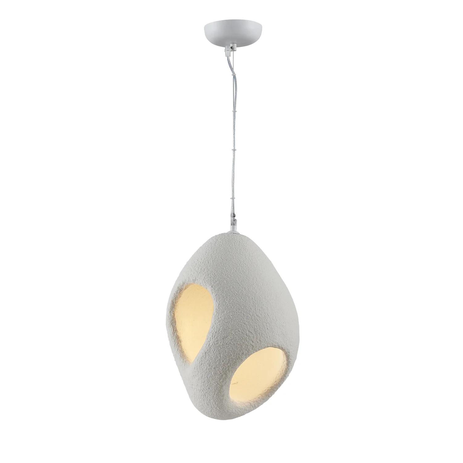 Sculptural Japandi Pendant Lamp - Image 7