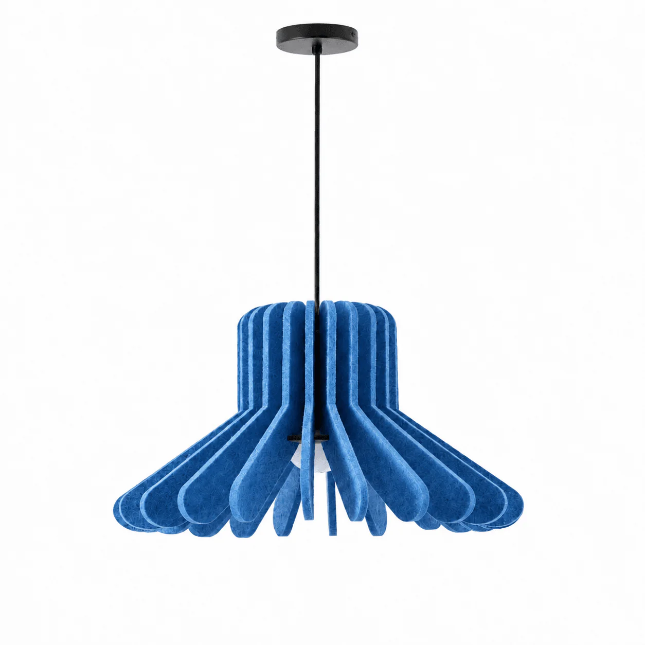 Sculptural Layered Felt Pendant Lamp - Image 13