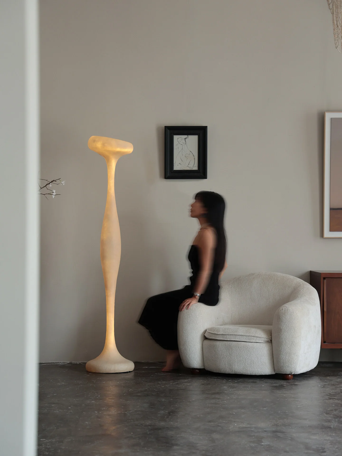 Sculptural Tall Floor Lamp - Image 14