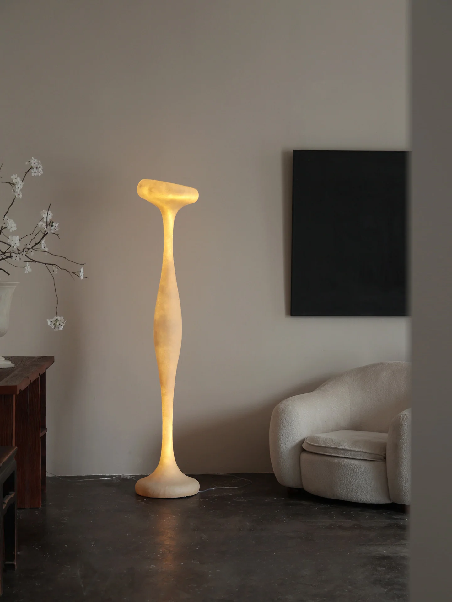 Sculptural Tall Floor Lamp - Image 3