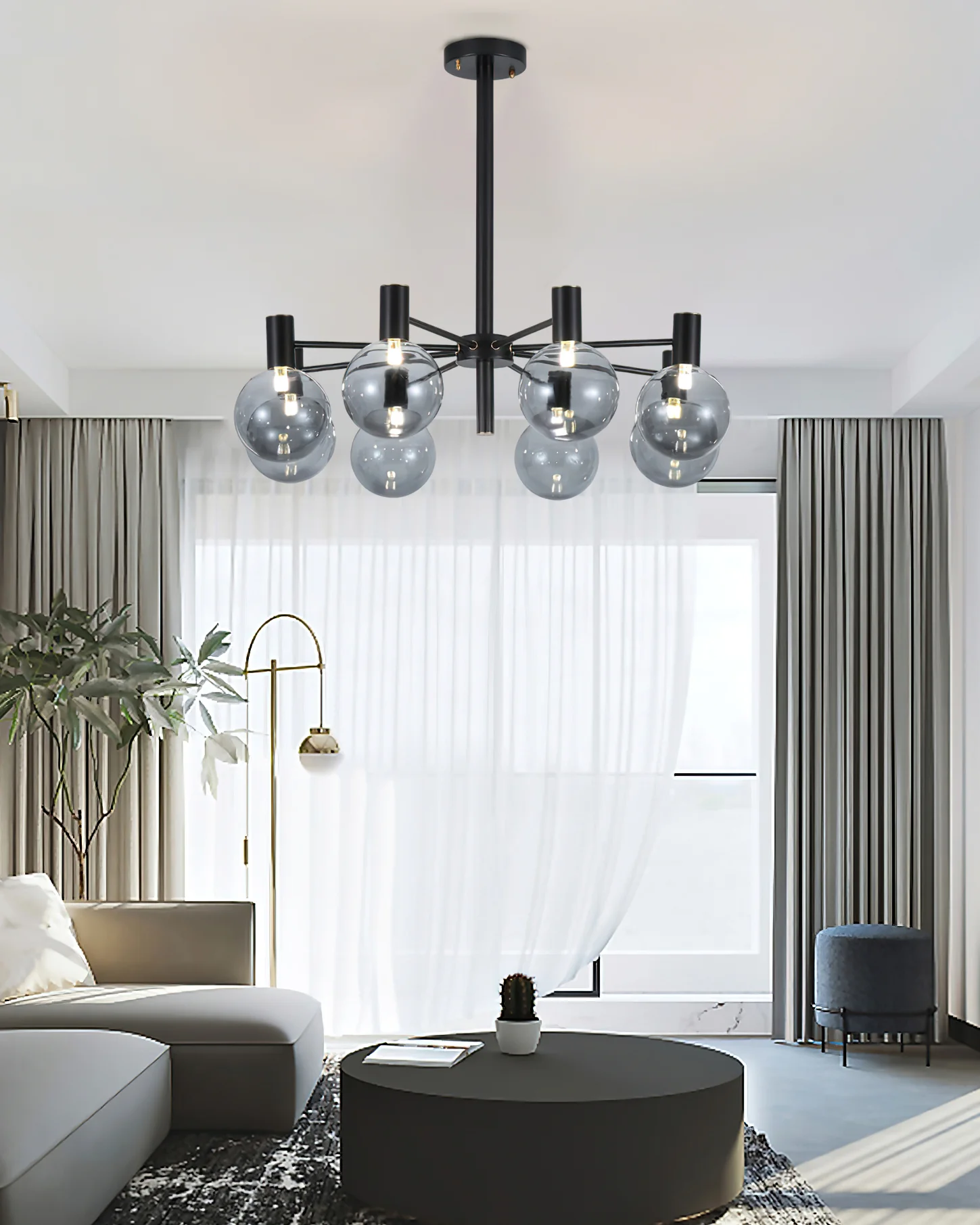 Selva Black Chandelier - Image 2