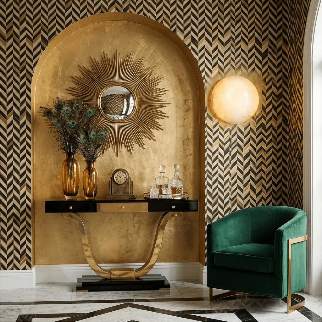 Semicircular Alabaster Wall Lamp - Image 3