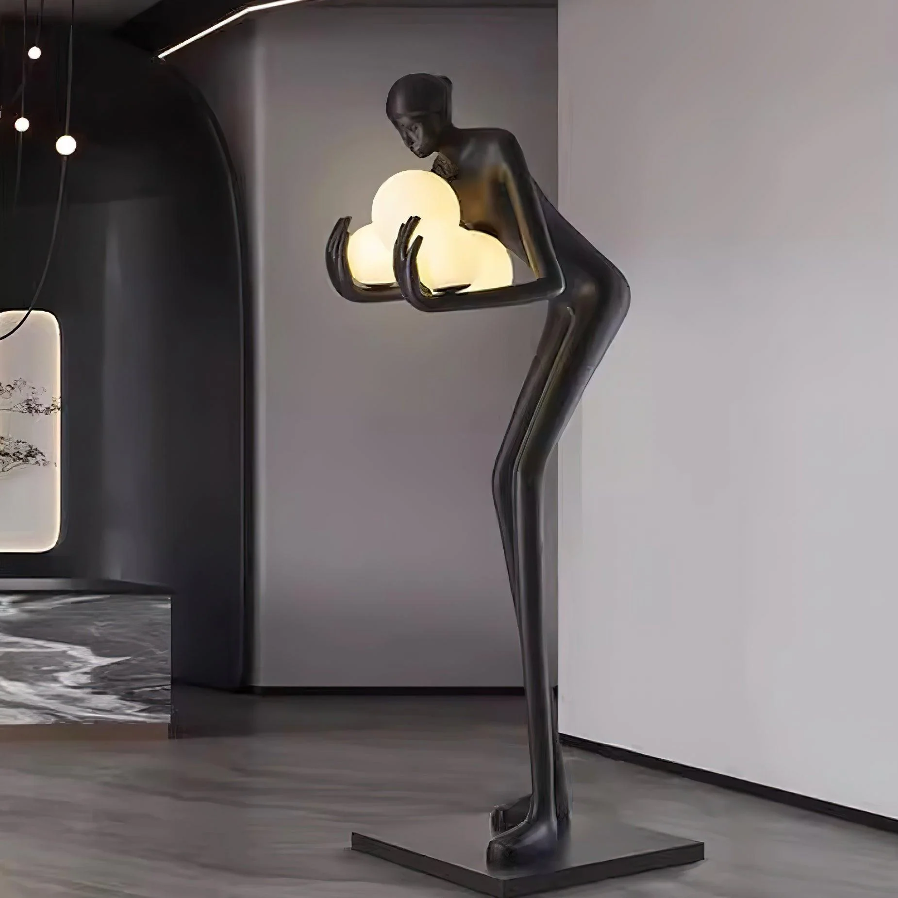 Sentinel Sculpture Floor Lamp - Image 2