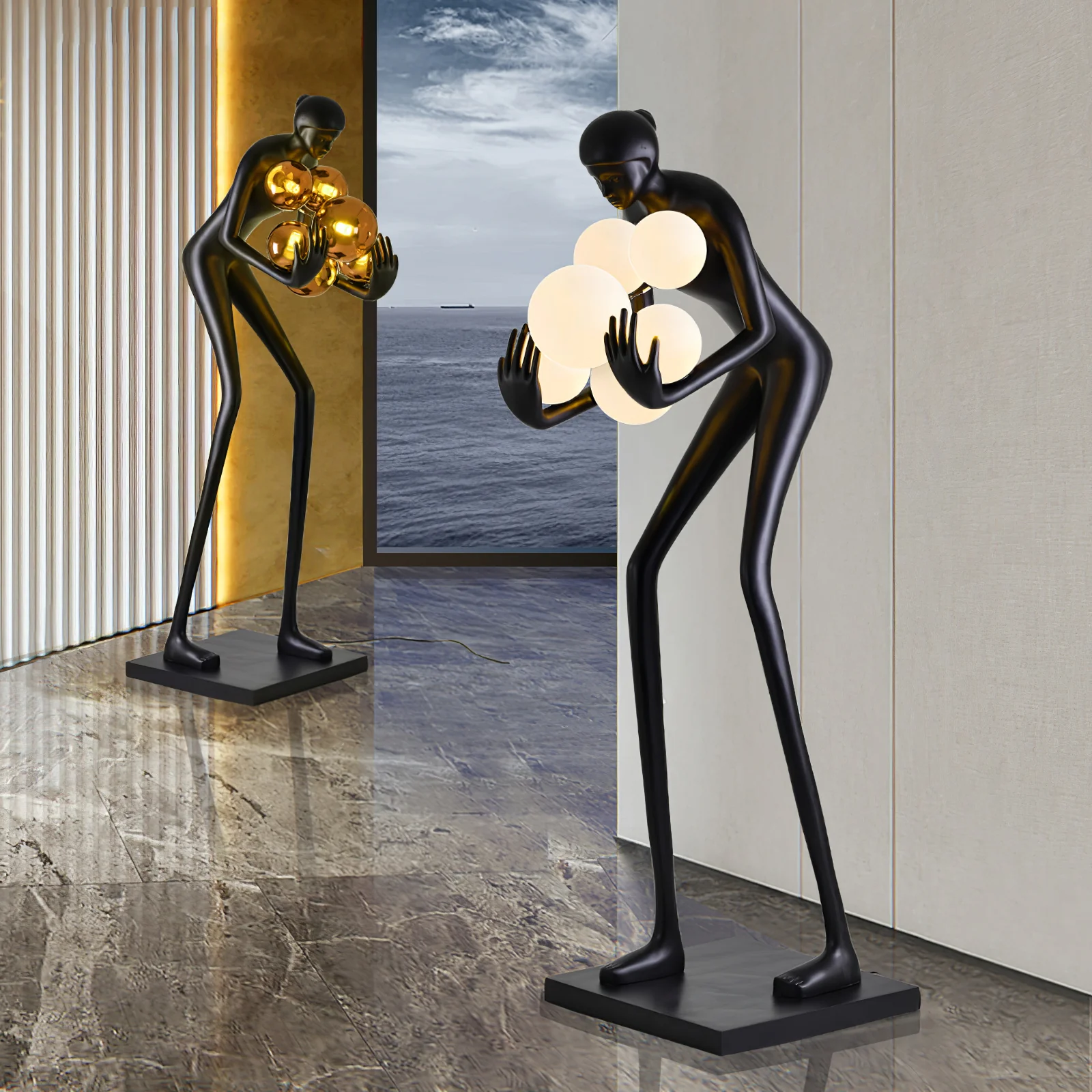 Sentinel Sculpture Floor Lamp - Image 3