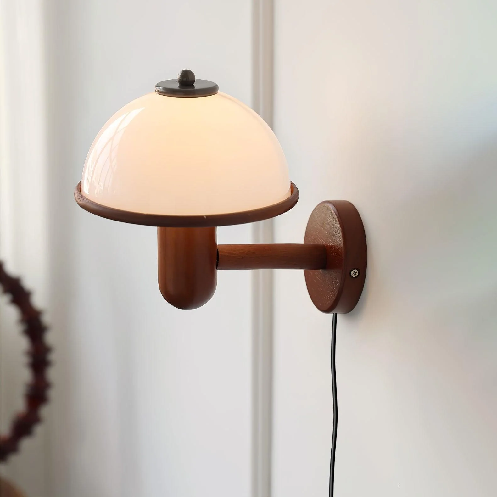 Mushroom Wood Wall Lamp - Image 10