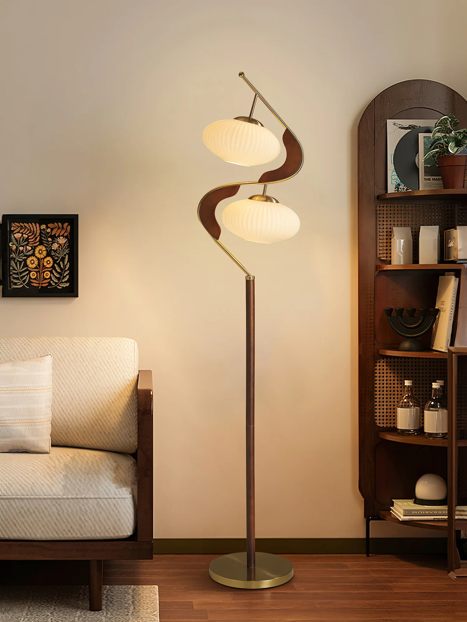 Serenita Double Shade Floor Lamp - Image 7