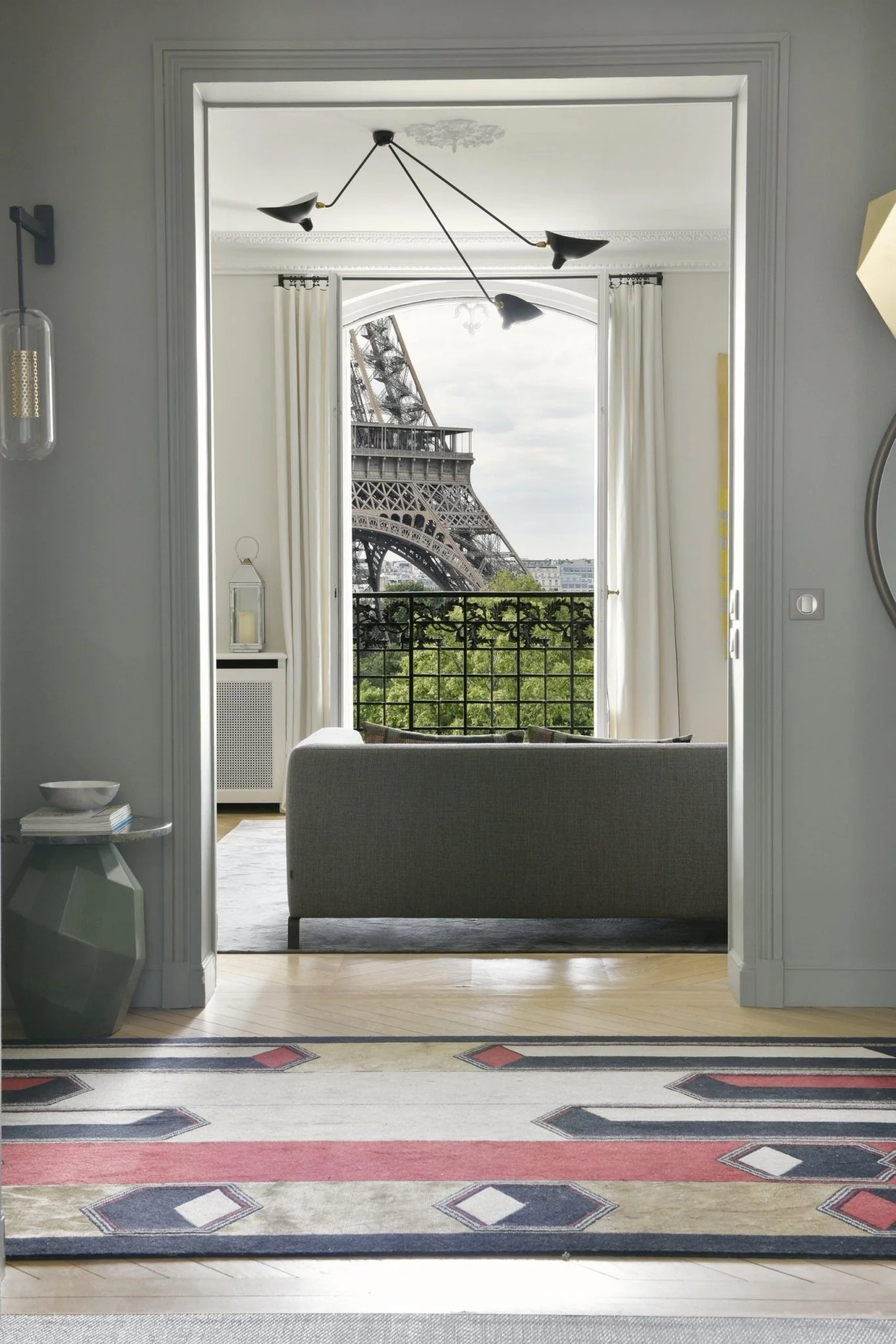 Serge Mouille Ceiling Lamp B - Image 13