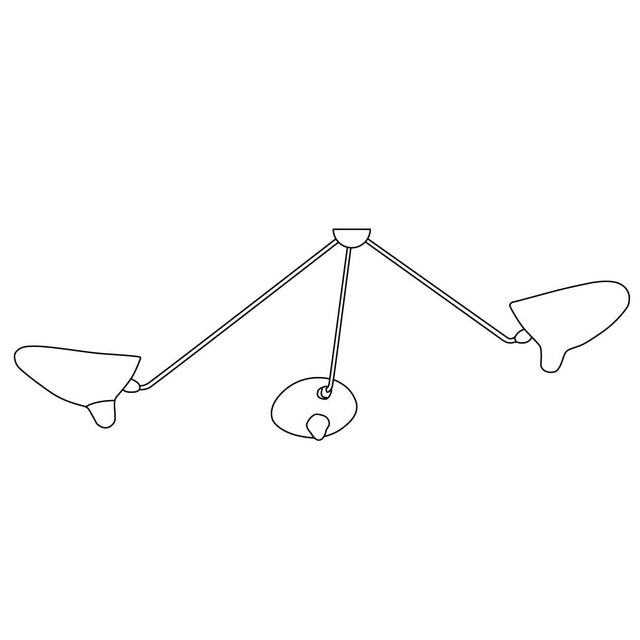 Serge Mouille Ceiling Lamp B - Image 27