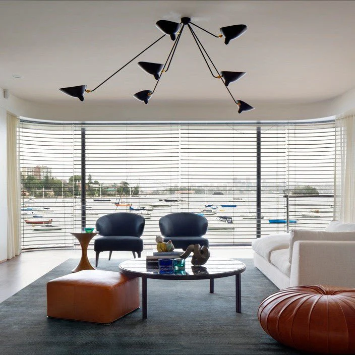 Serge Mouille Ceiling Lamp B - Image 4