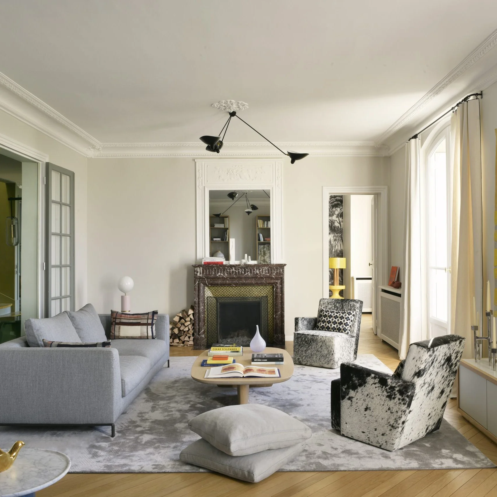 Serge Mouille Ceiling Lamp B - Image 5