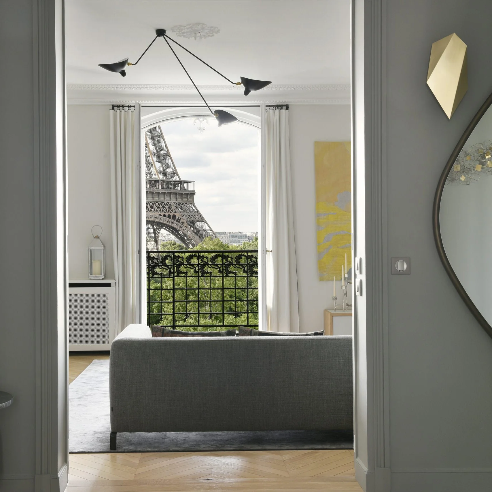 Serge Mouille Ceiling Lamp B - Image 6
