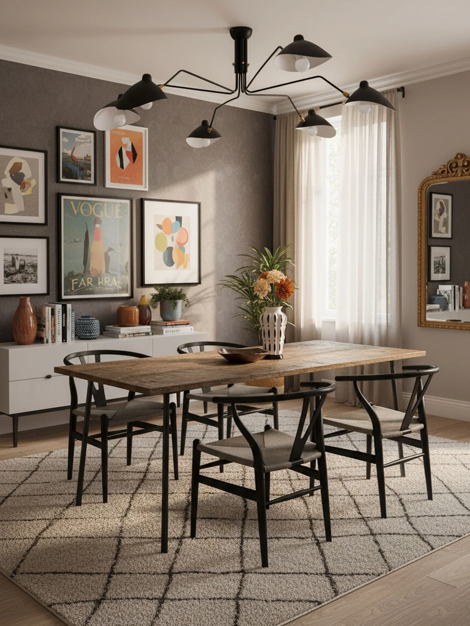 Serge Mouille Ceiling Light A - Image 10