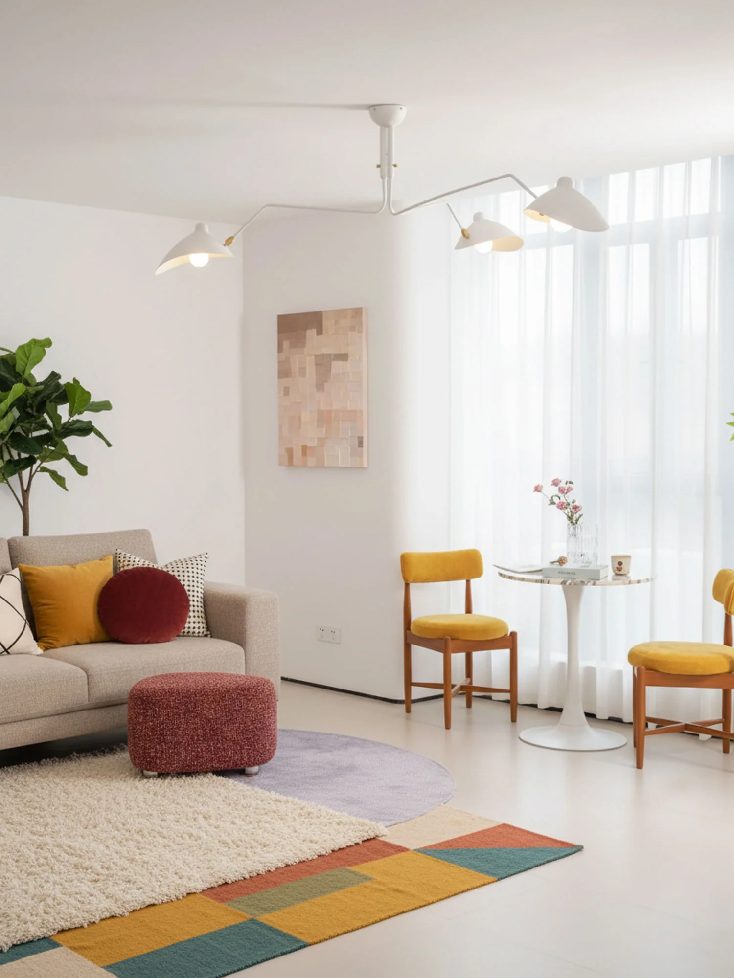 Serge Mouille Ceiling Light A - Image 13