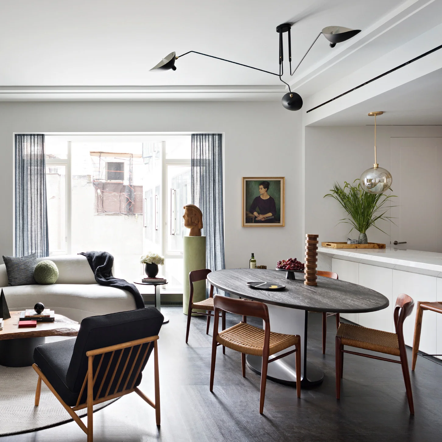 Serge Mouille Ceiling Light A - Image 45