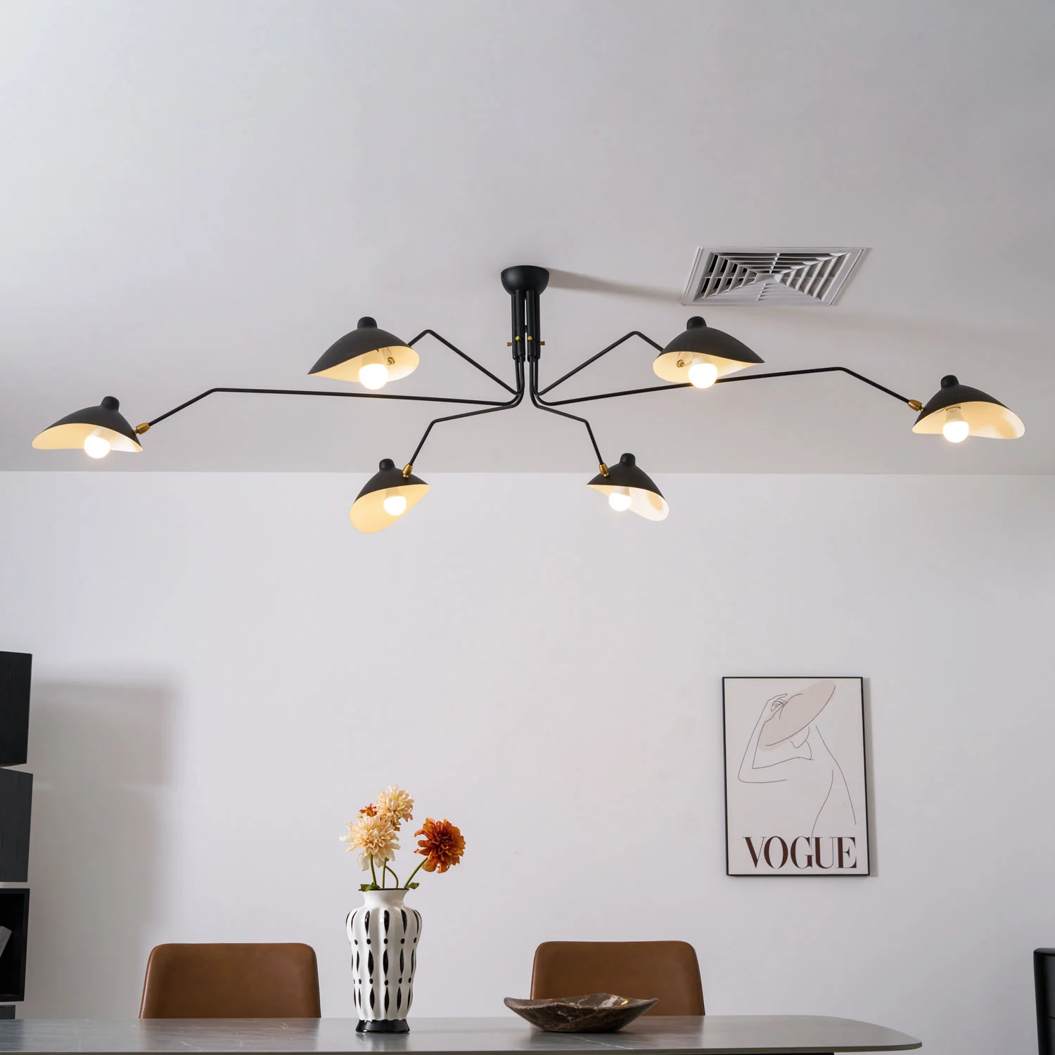 Serge Mouille Ceiling Light A - Image 88