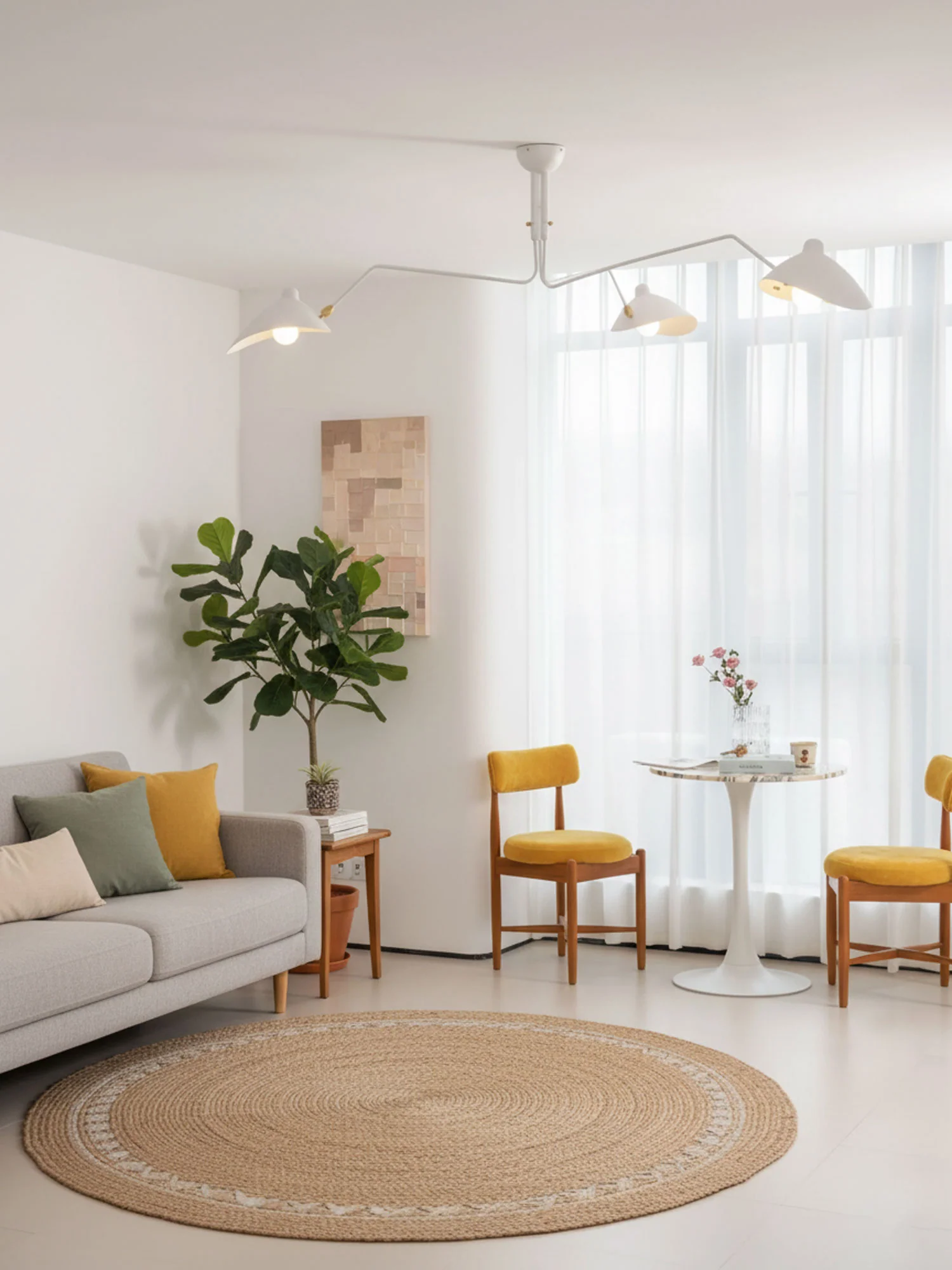 Serge Mouille Ceiling Light A - Image 9