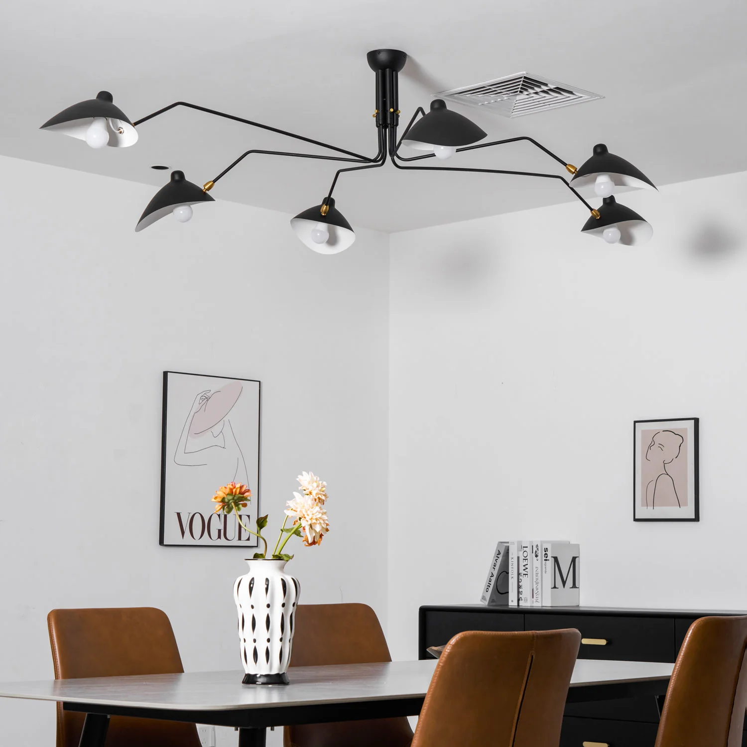 Serge Mouille Ceiling Light A - Image 93