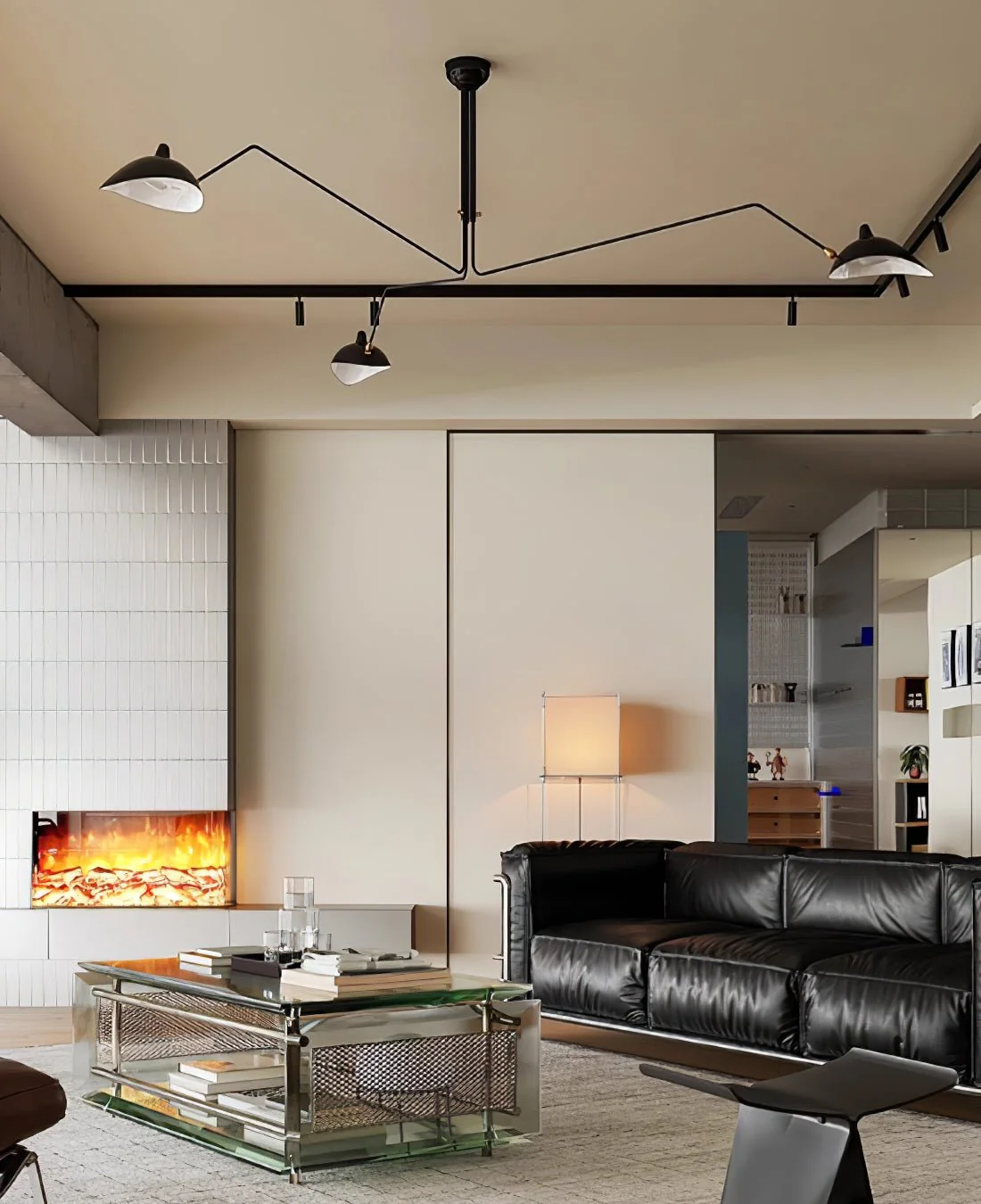 Serge Mouille Ceiling Light A - Image 95