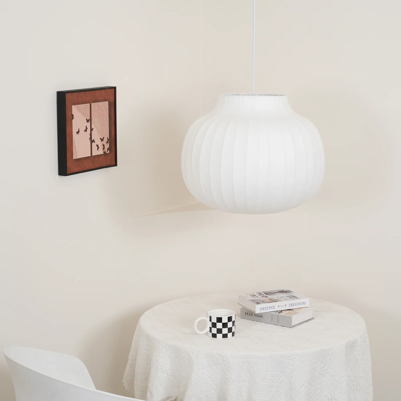Serica Trio Silk Collection Pendant Lamp - Image 34