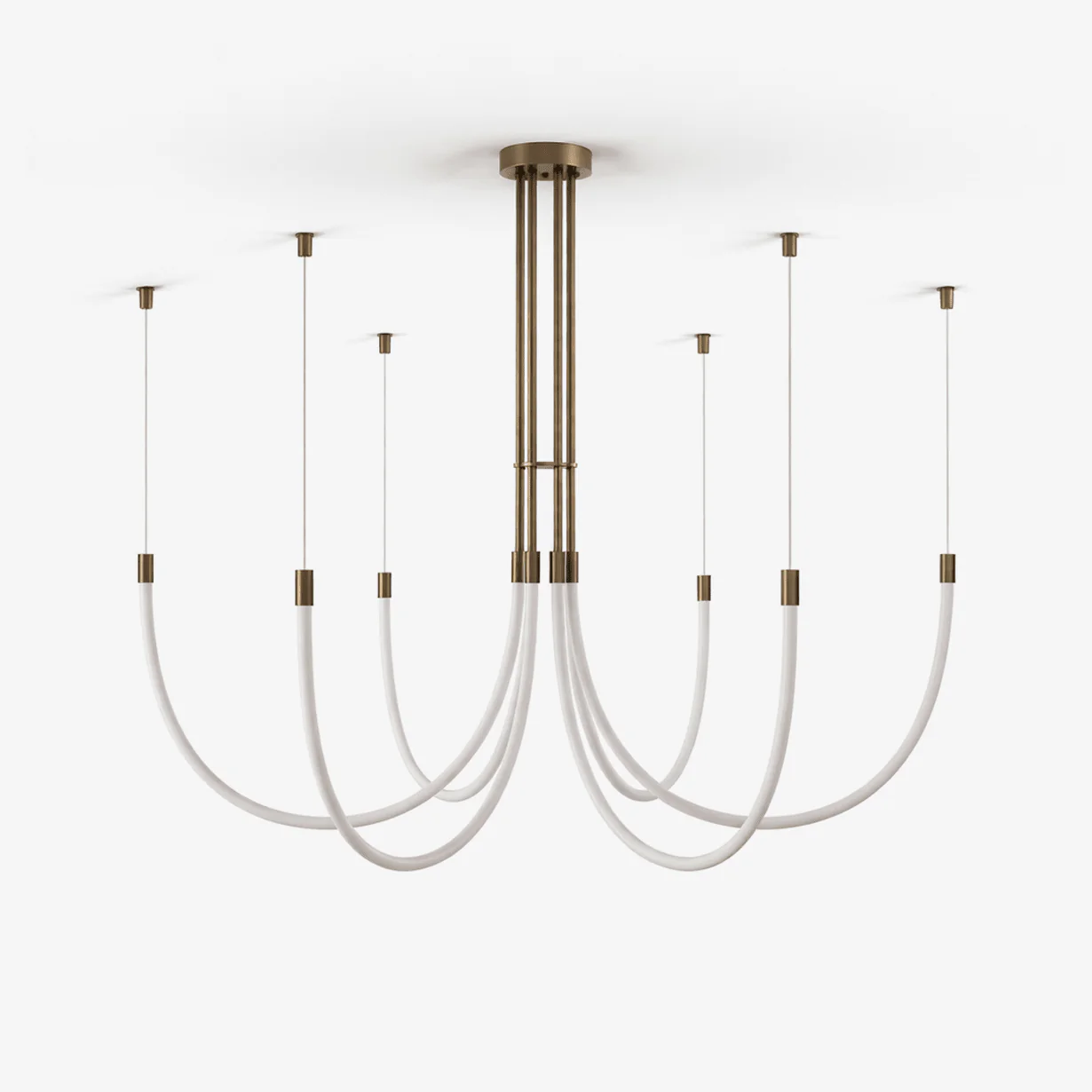 Serpentine Halo Chandelier