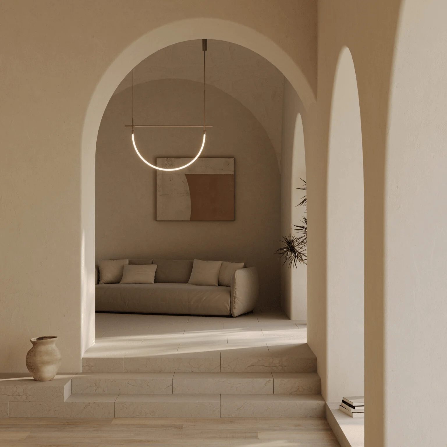 Serpentine Halo Chandelier - Image 4
