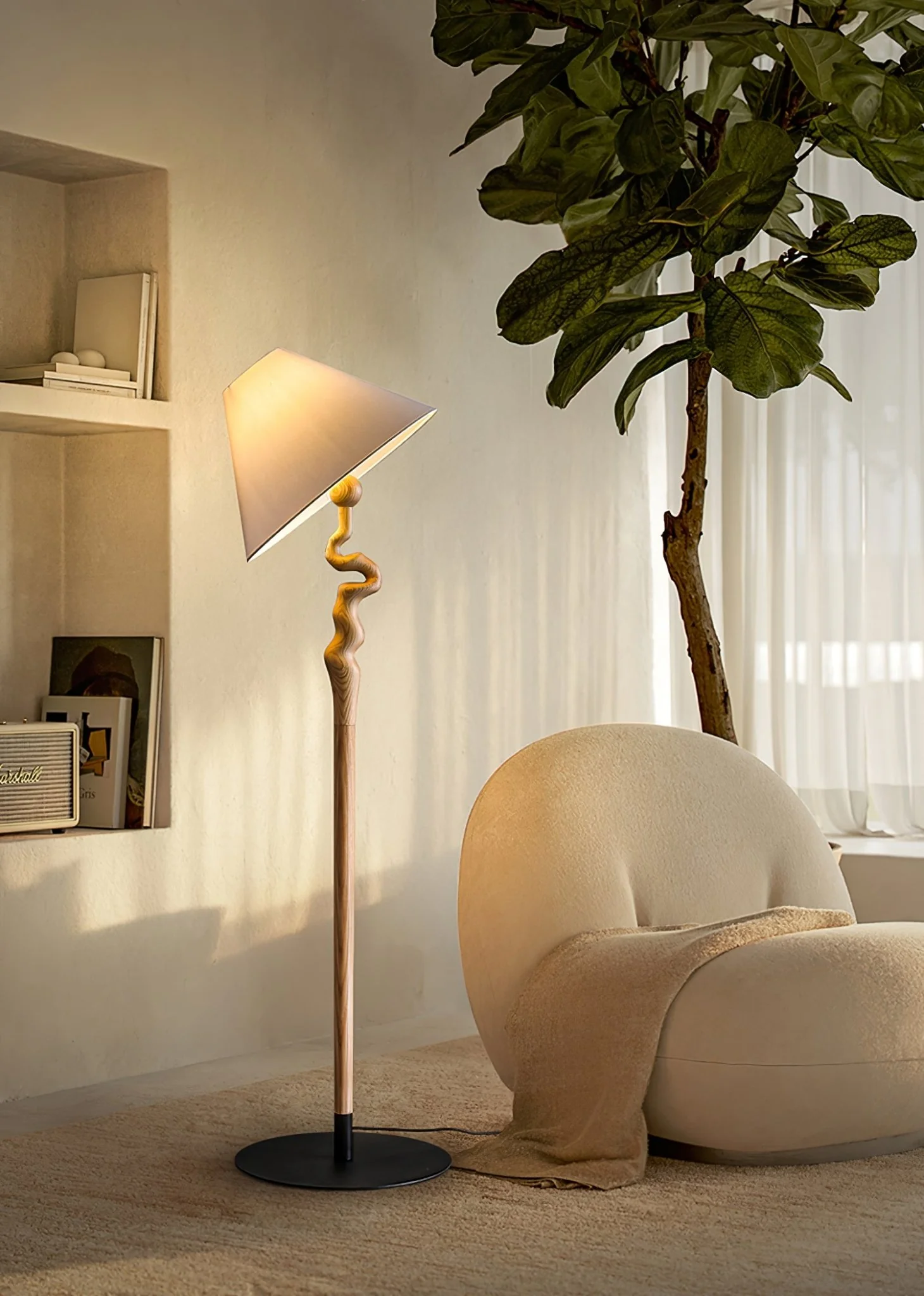 Serpentine Twist Floor Lamp - Image 9