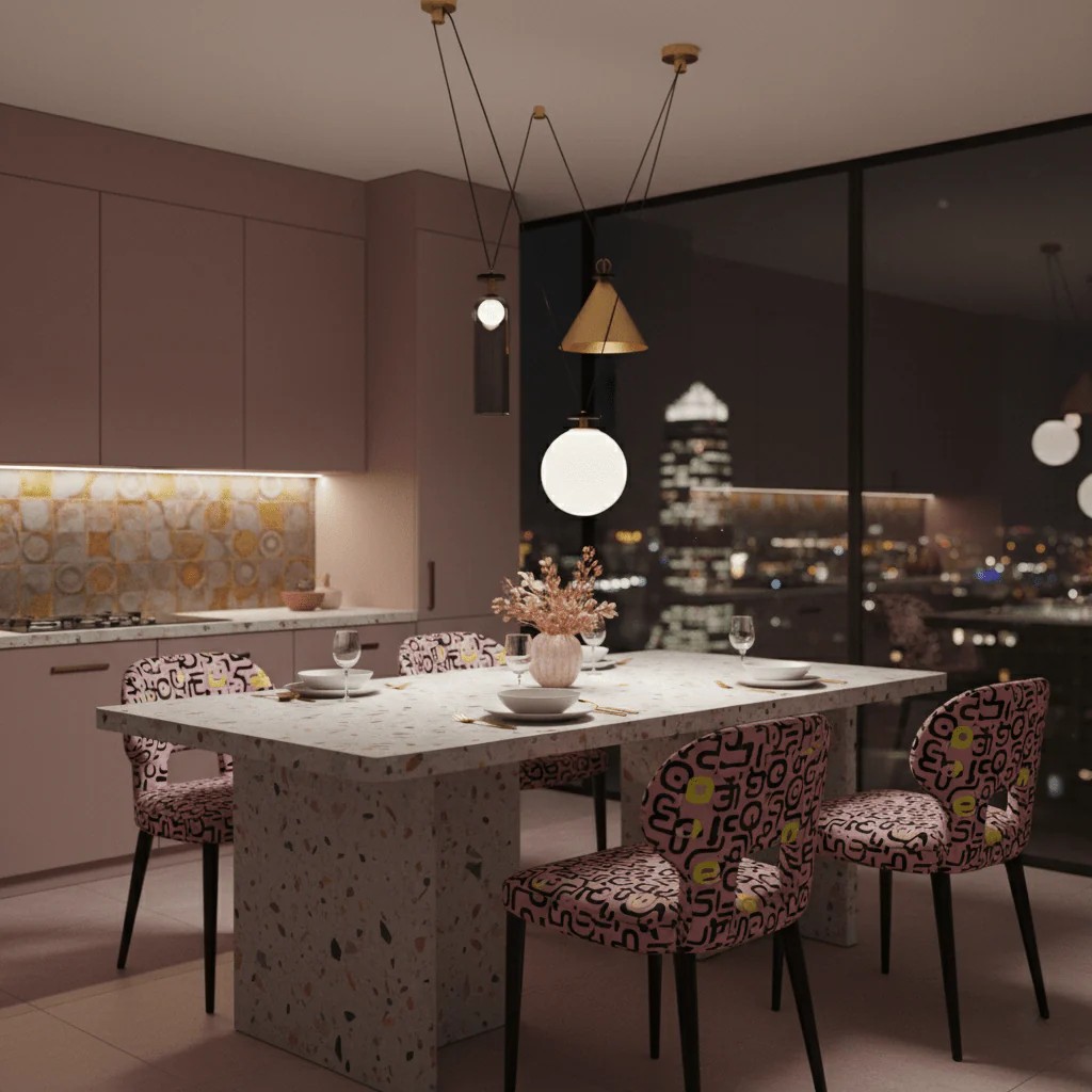 Geometric Shape Art Modern Chandelier - Image 10