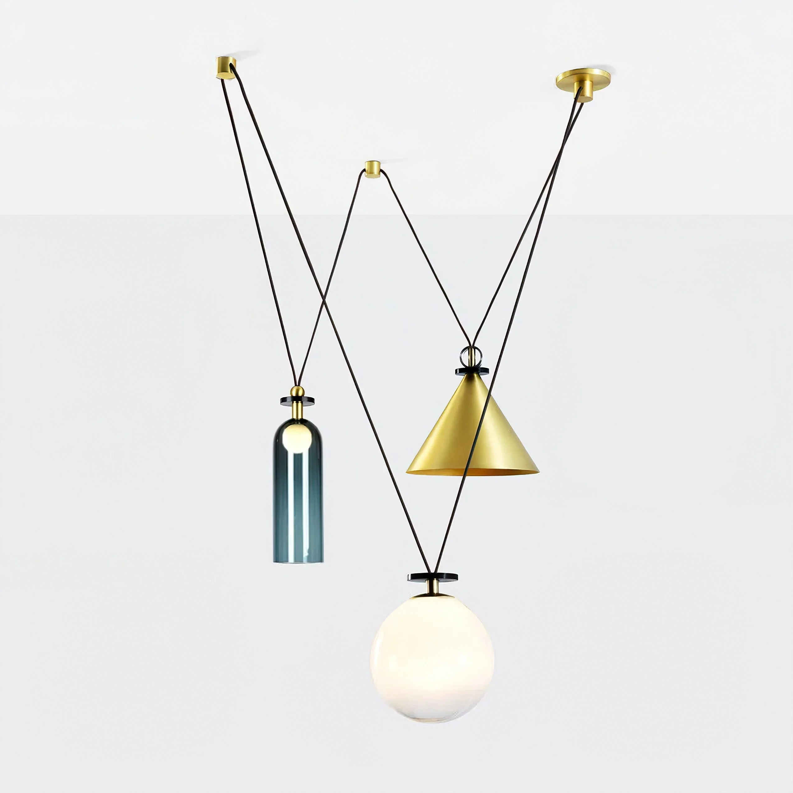 Geometric Shape Art Modern Chandelier - Image 16