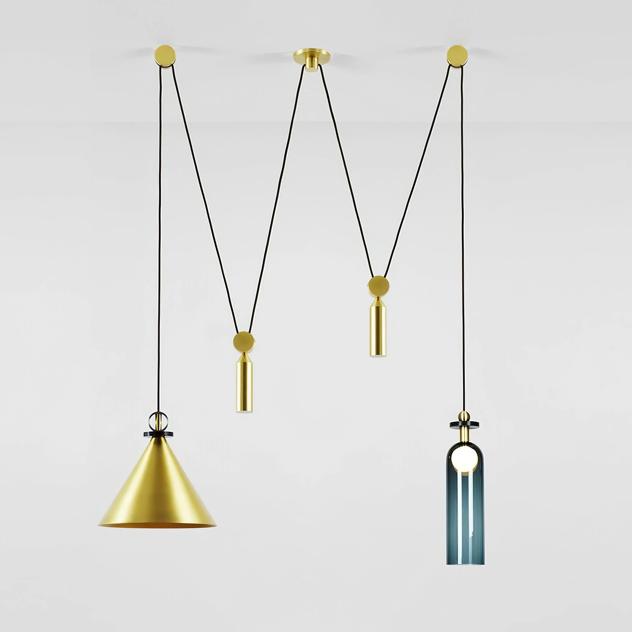 Geometric Shape Art Modern Chandelier - Image 20