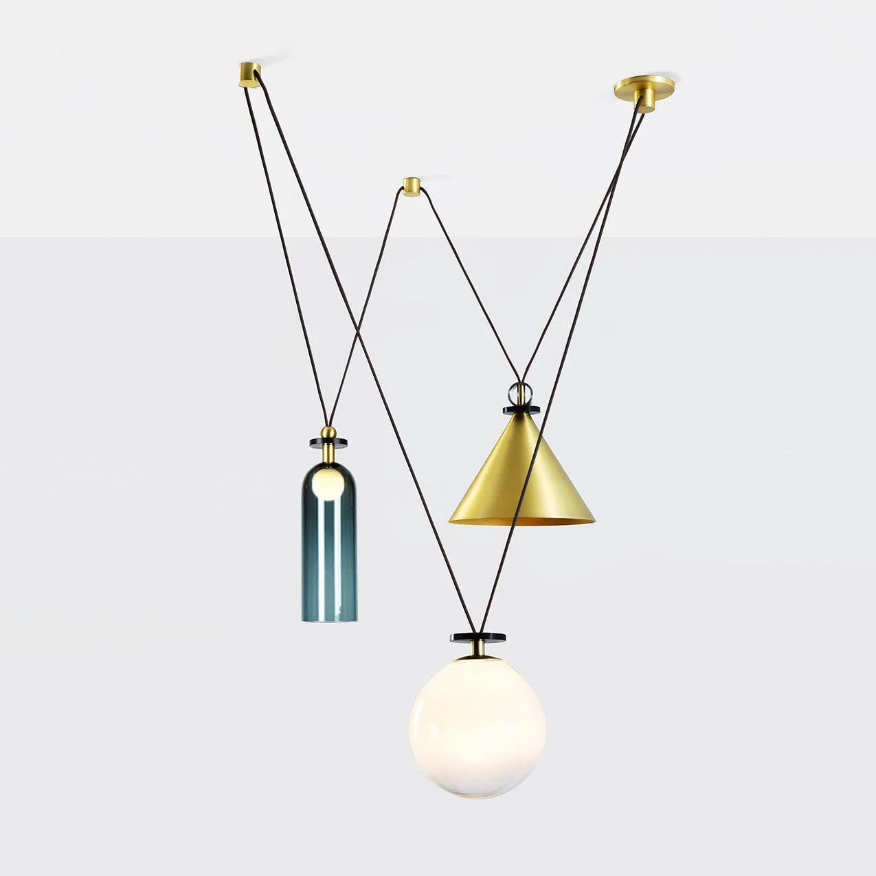 Geometric Shape Art Modern Chandelier - Image 21