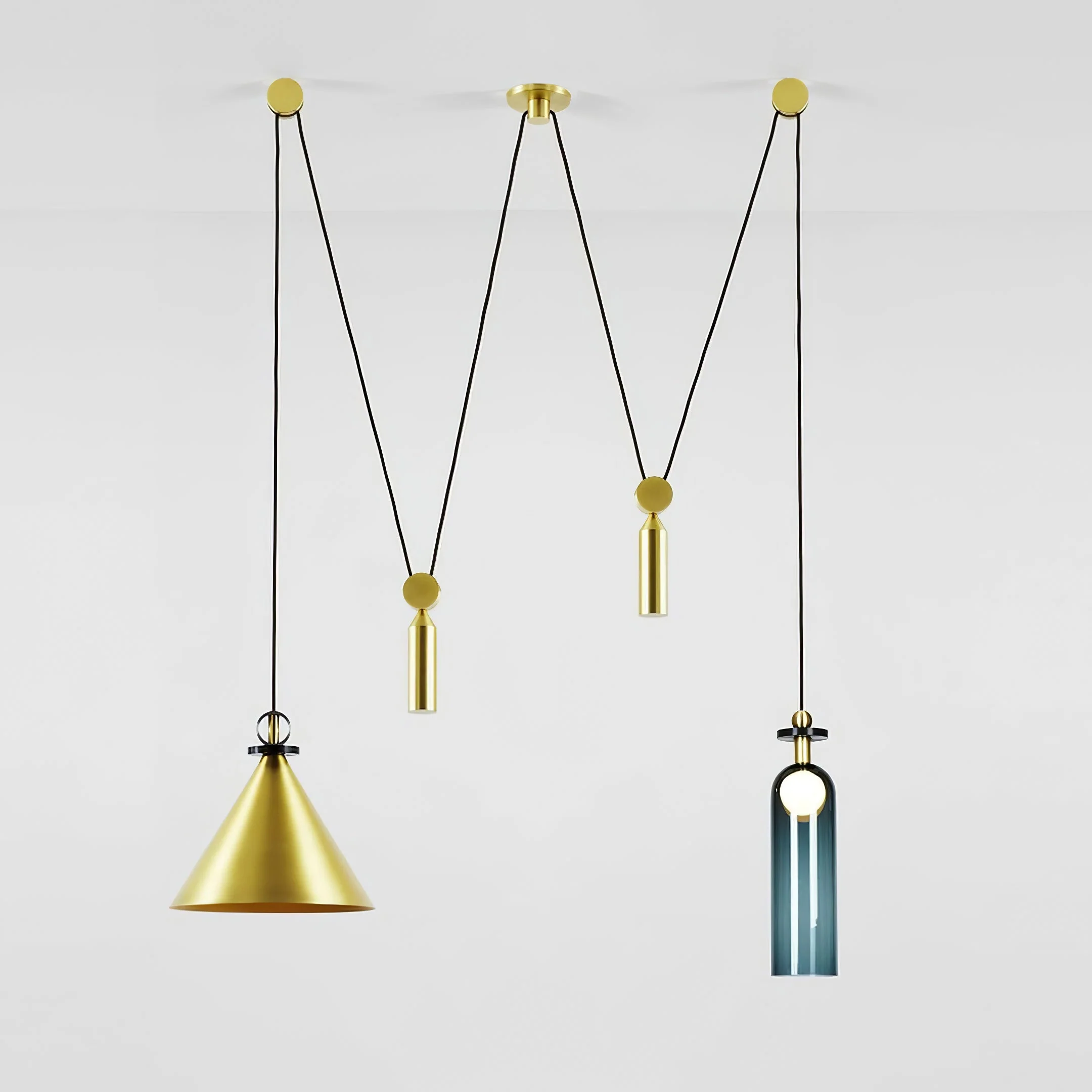 Geometric Shape Art Modern Chandelier - Image 23