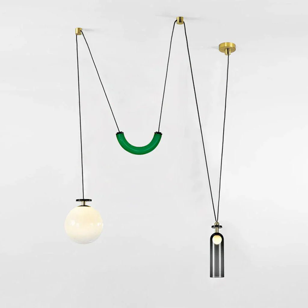 Geometric Shape Art Modern Chandelier - Image 35