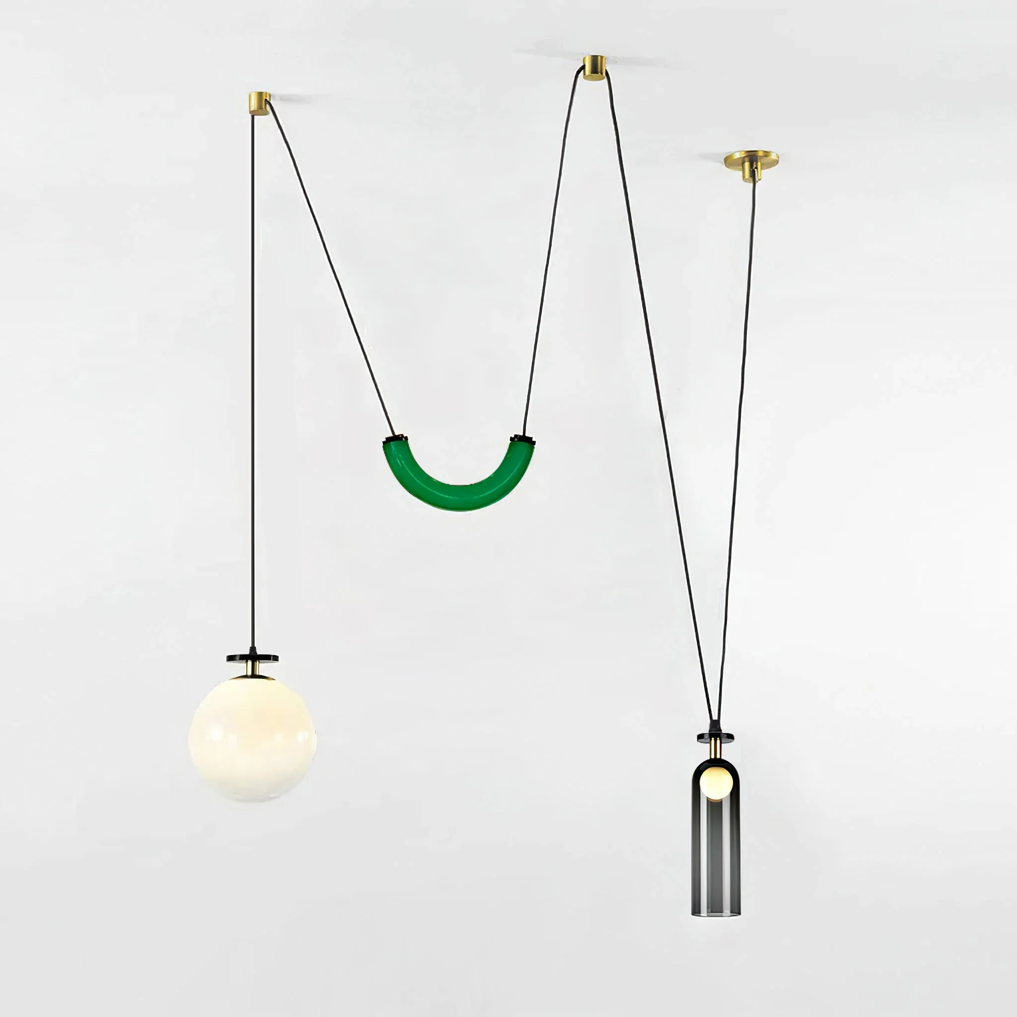 Geometric Shape Art Modern Chandelier - Image 44