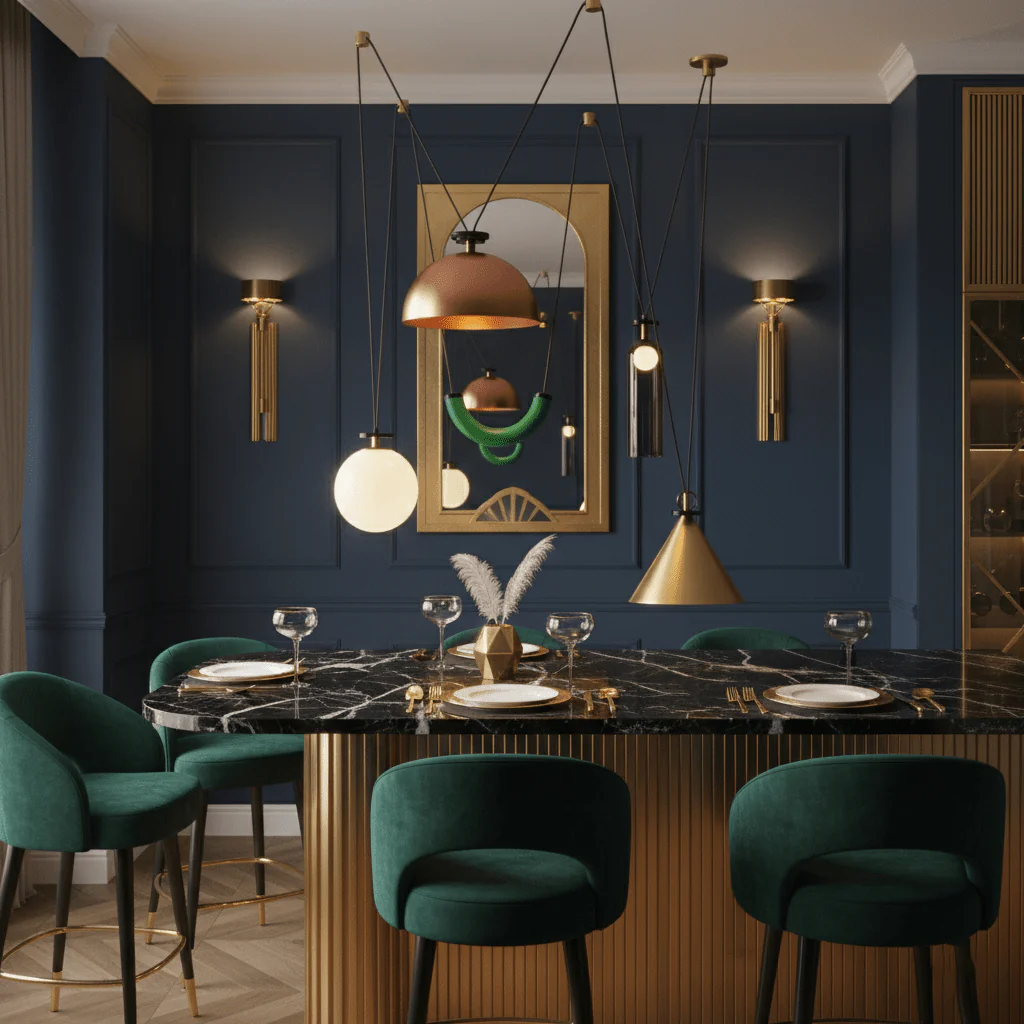 Geometric Shape Art Modern Chandelier - Image 5