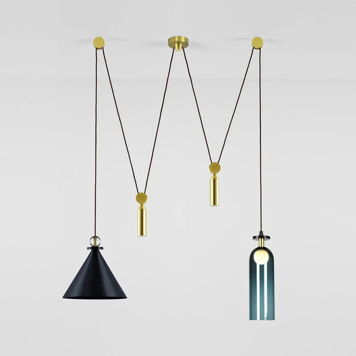 Geometric Shape Art Modern Chandelier - Image 53