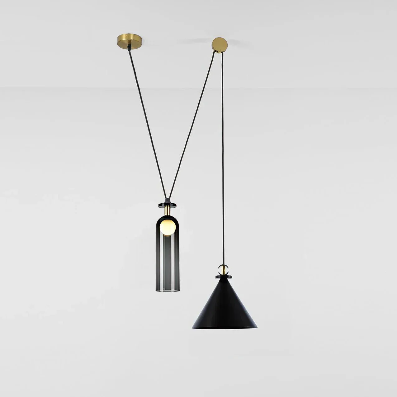 Geometric Shape Art Modern Chandelier - Image 54