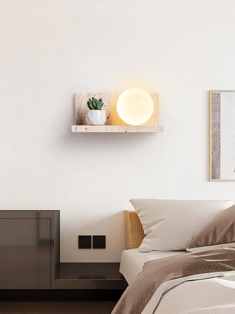 Shelf Travertine Sconce - Image 17