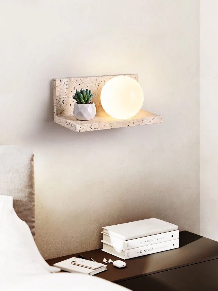 Shelf Travertine Sconce - Image 18