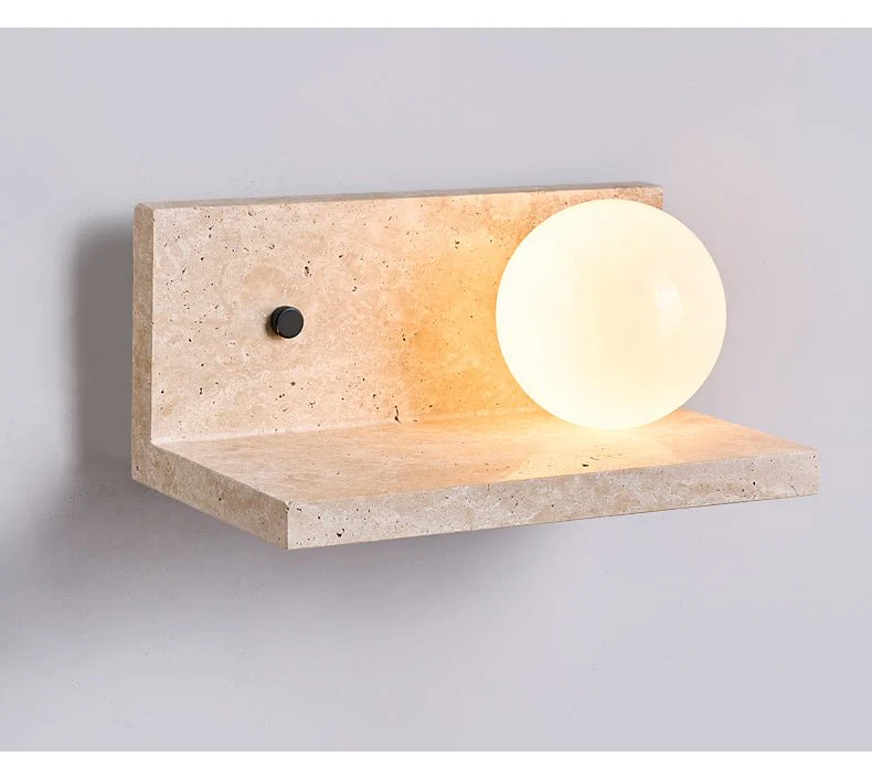 Shelf Travertine Sconce - Image 21