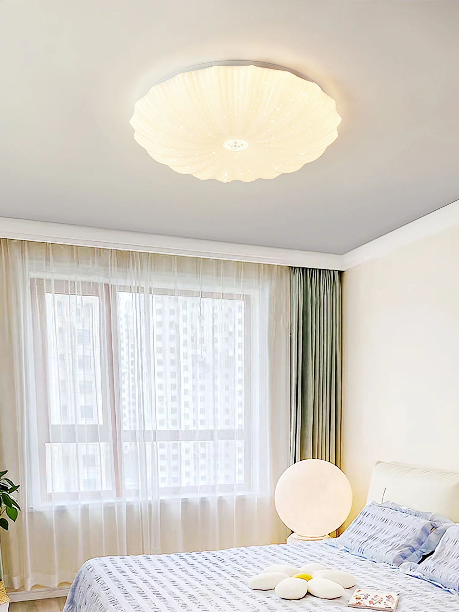 Acrylic Shell Round Ceiling Lamp - Image 11