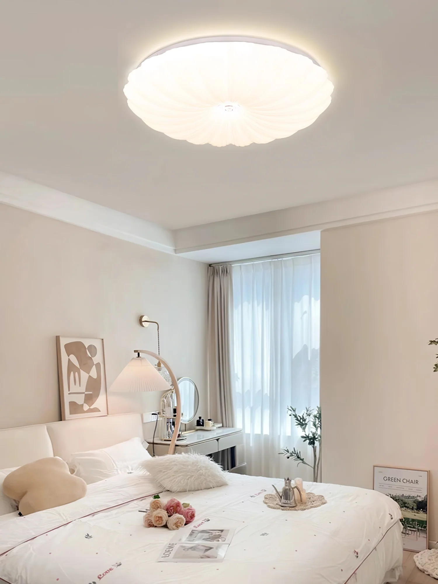 Acrylic Shell Round Ceiling Lamp - Image 15
