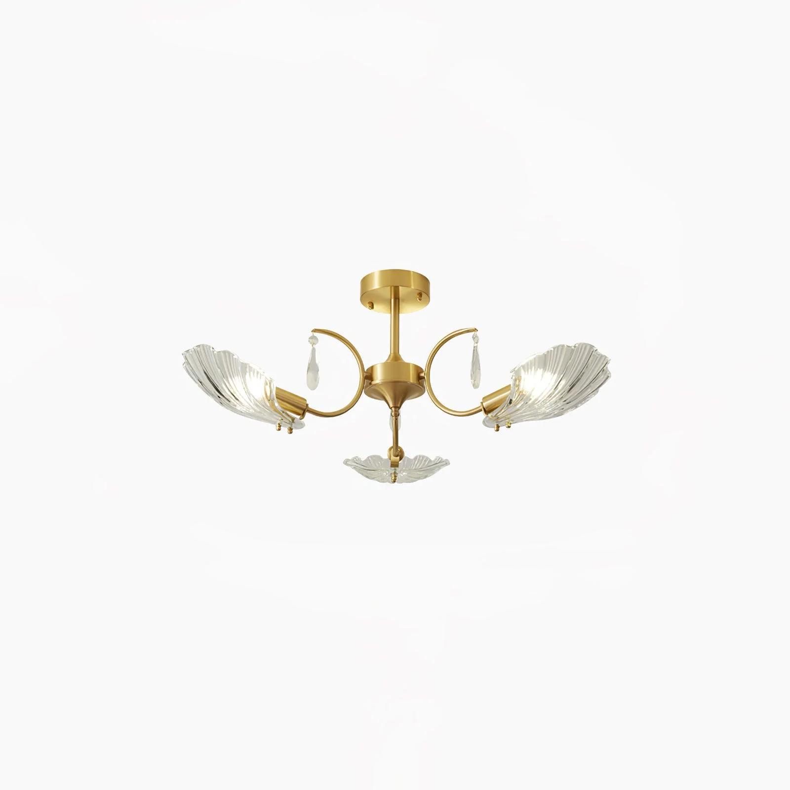 Shell Brass Ceiling Lamp - Image 24